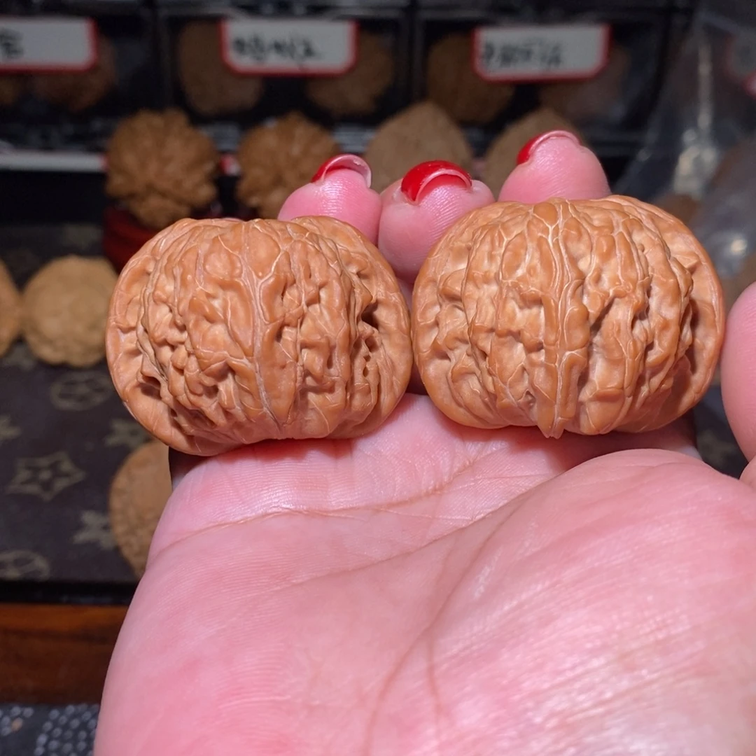 霖***总文玩核桃把件磨盘