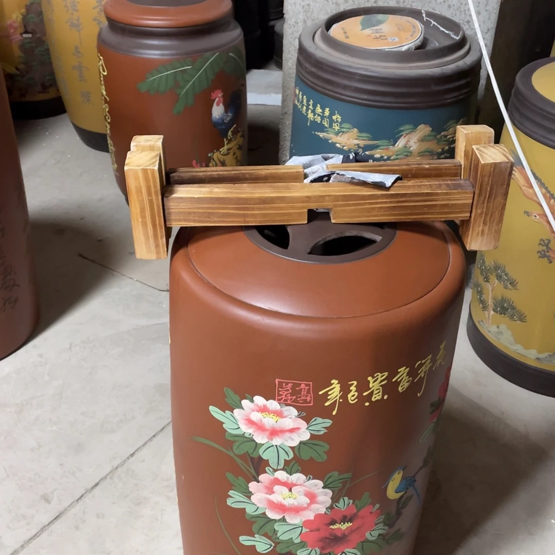 宜兴原矿紫砂茶叶罐