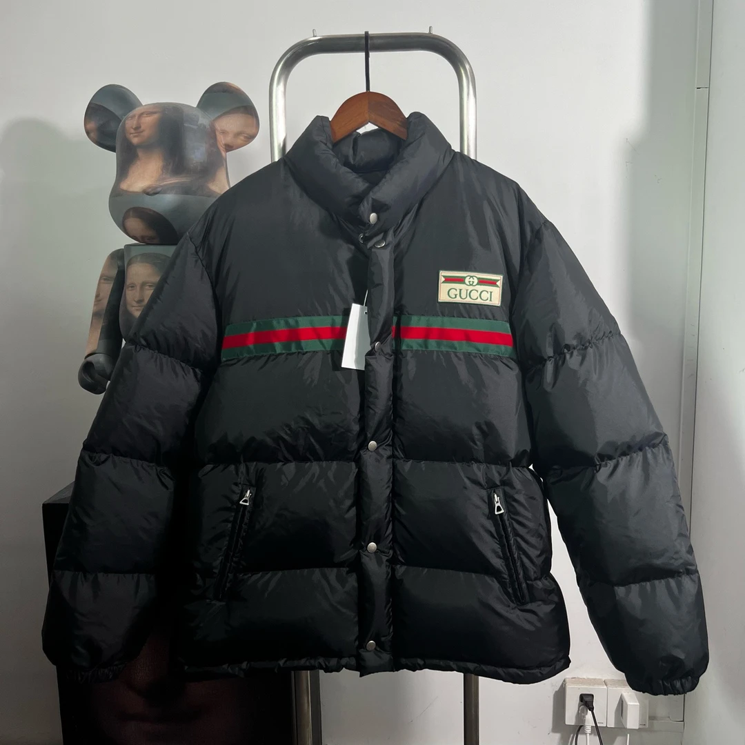 99新 GUCCI/古驰 腰带羽绒服 V2203尺码50衣长77