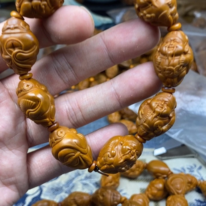 橄榄核手串/手链橄榄核雕工艺手串