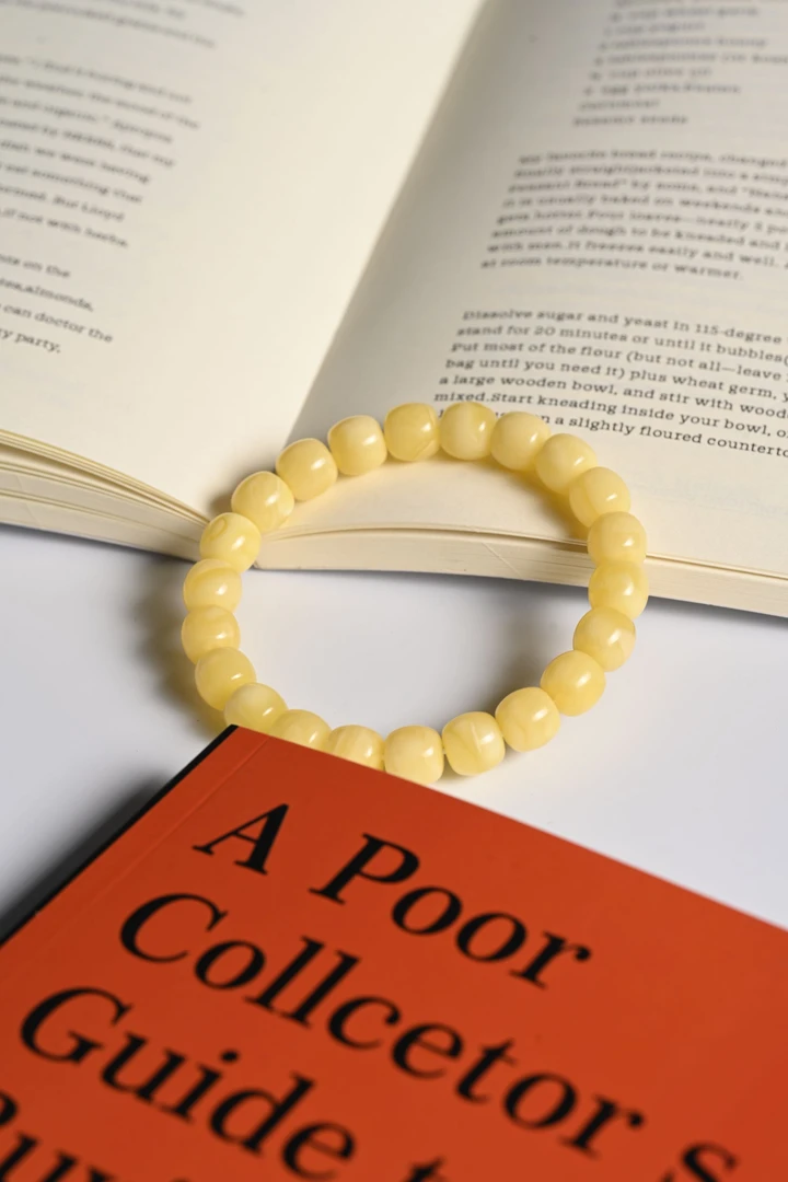 天然俄料蜜蜡 蜡质浓郁 精工单圈 毛润出品