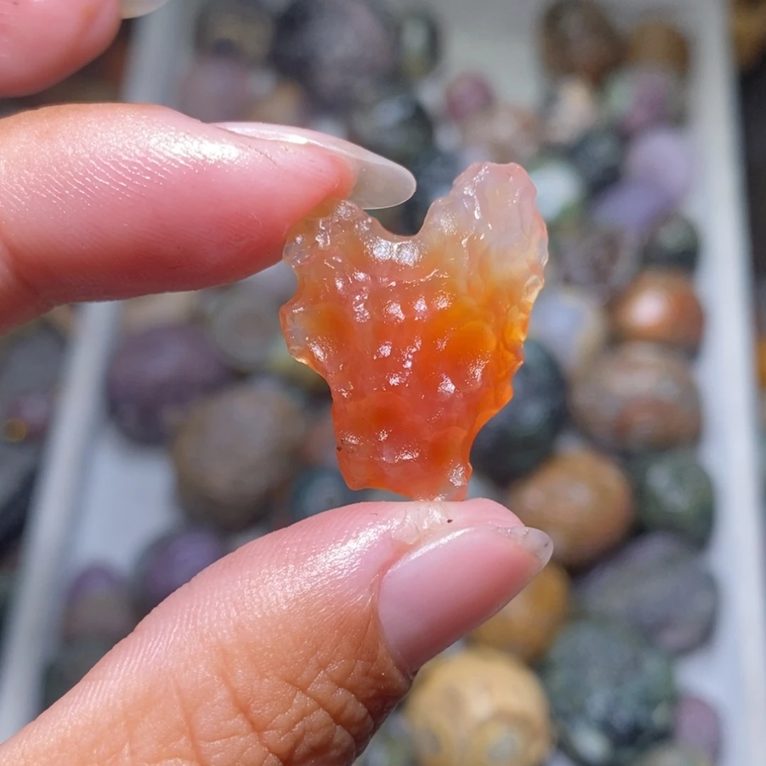 未镶嵌玛瑙/玉髓珠宝半成品