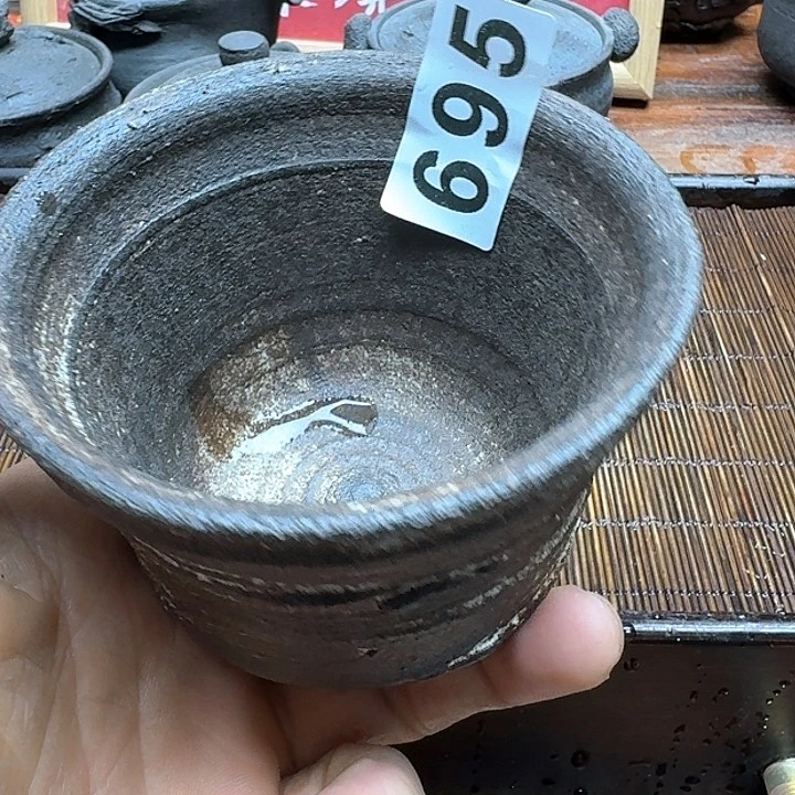 纯手工制作粗陶茶具