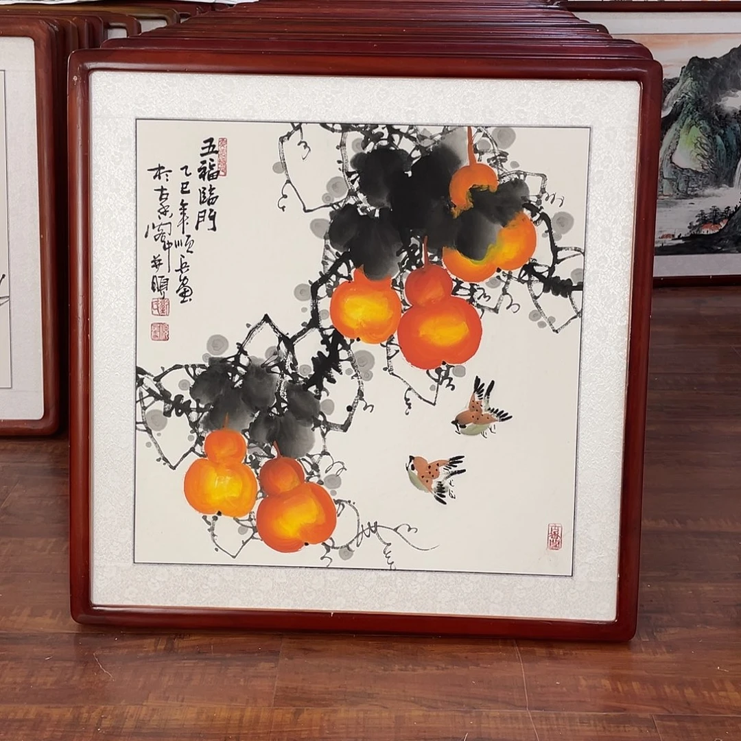 国画带框尺寸63*63厘米