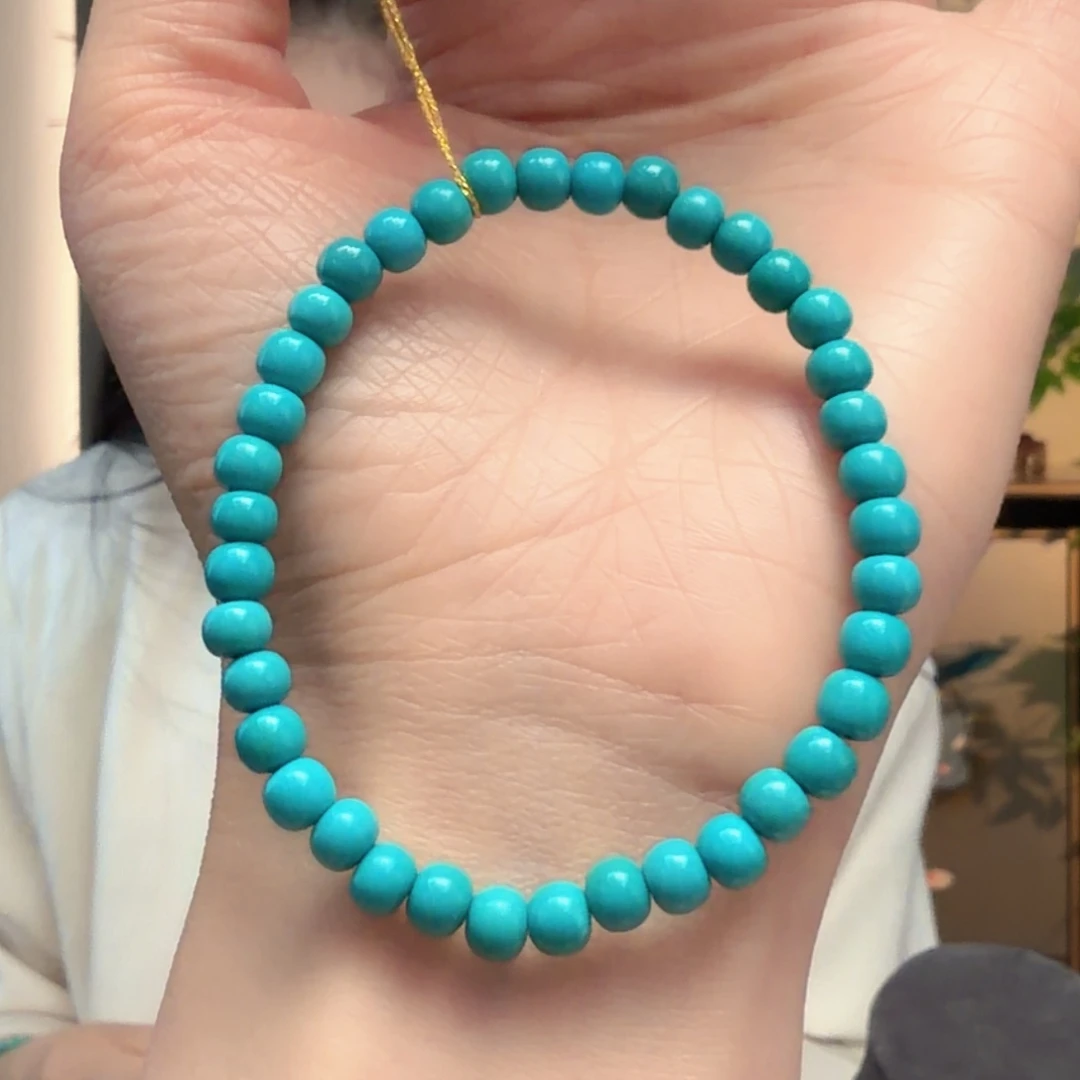 绿松石未镶嵌颈饰