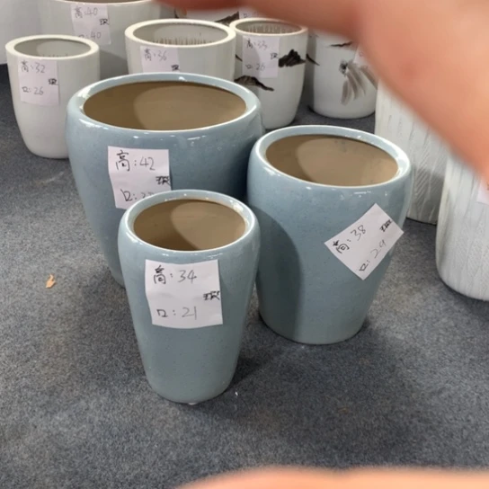 高温陶瓷花盆微瑕