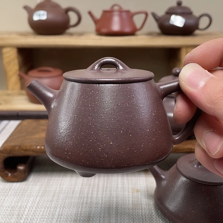 紫砂茶壶3*1原矿手工紫砂壶