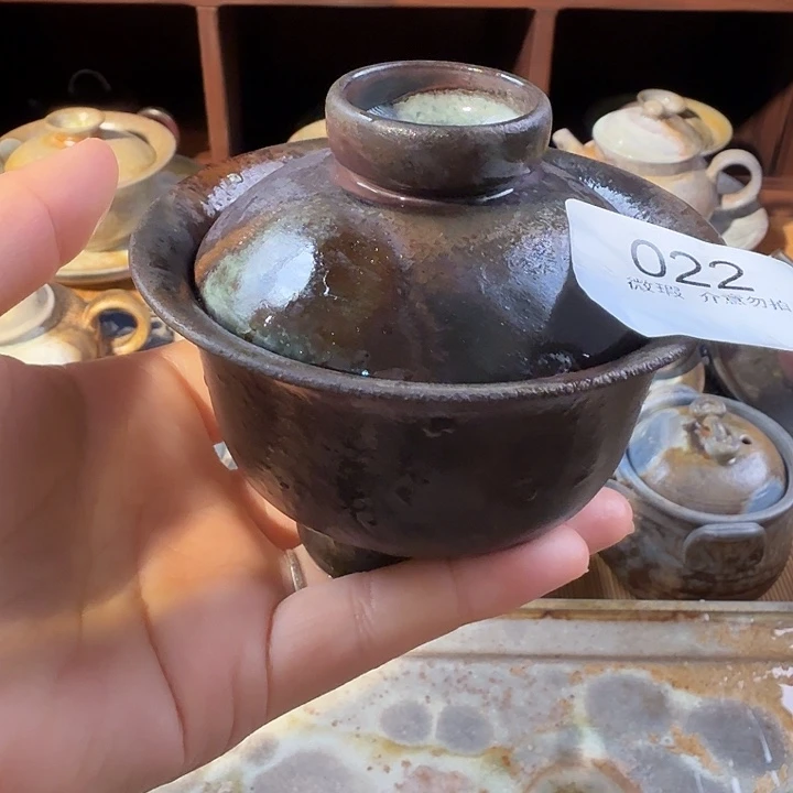 陶荣纯柴烧全手工大瑕022