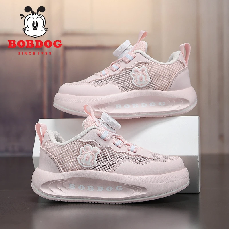 巴布豆男女童休闲鞋夏季单网中大童透气儿童百搭舒适运动鞋S367