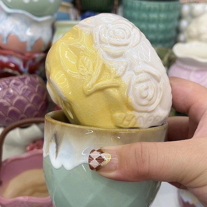 福利品！9.99包邮多肉陶瓷花盆