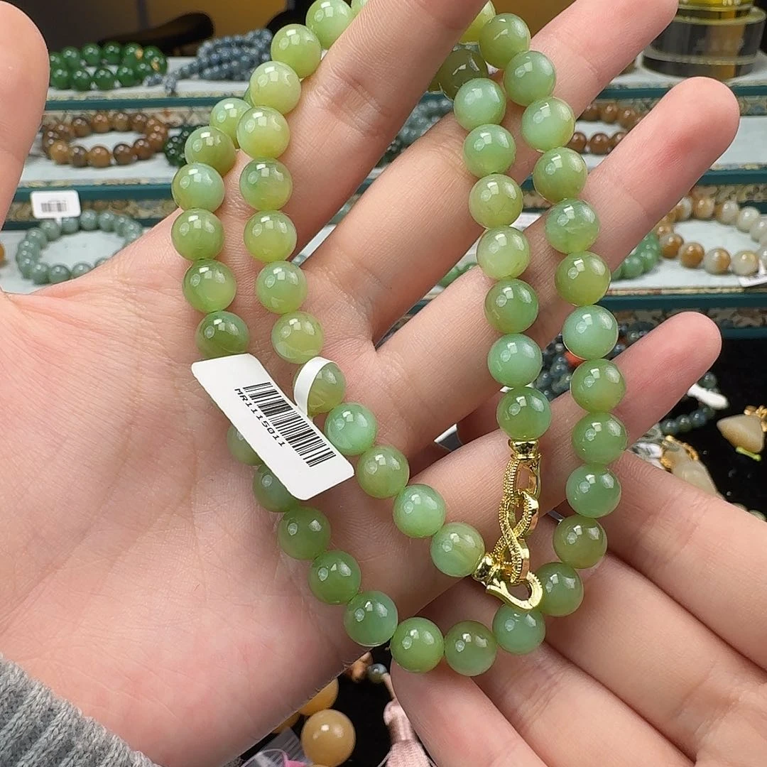 和田玉手串未镶嵌