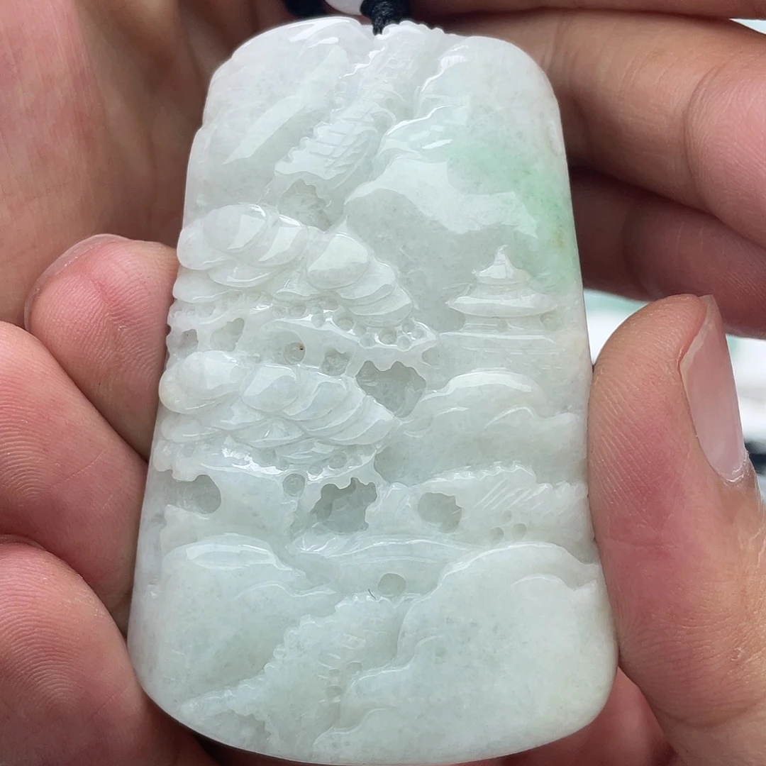 颈饰未镶嵌翡翠用****3翡翠