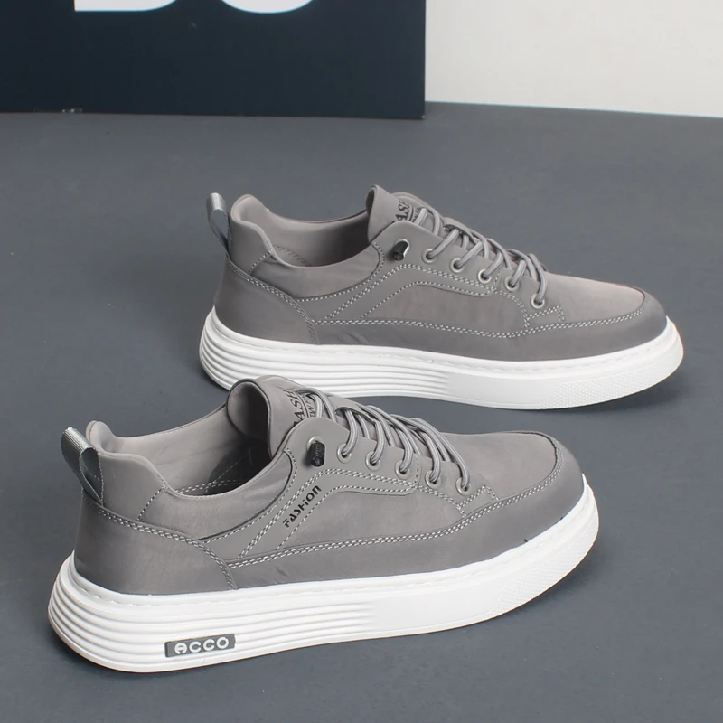 2025夏季冰丝布透气男鞋软底韩版轻便舒适懒人鞋松紧带百搭休闲鞋