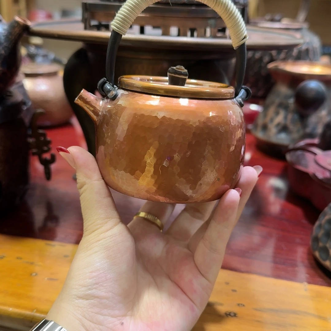 紫铜手工制作摆件一个