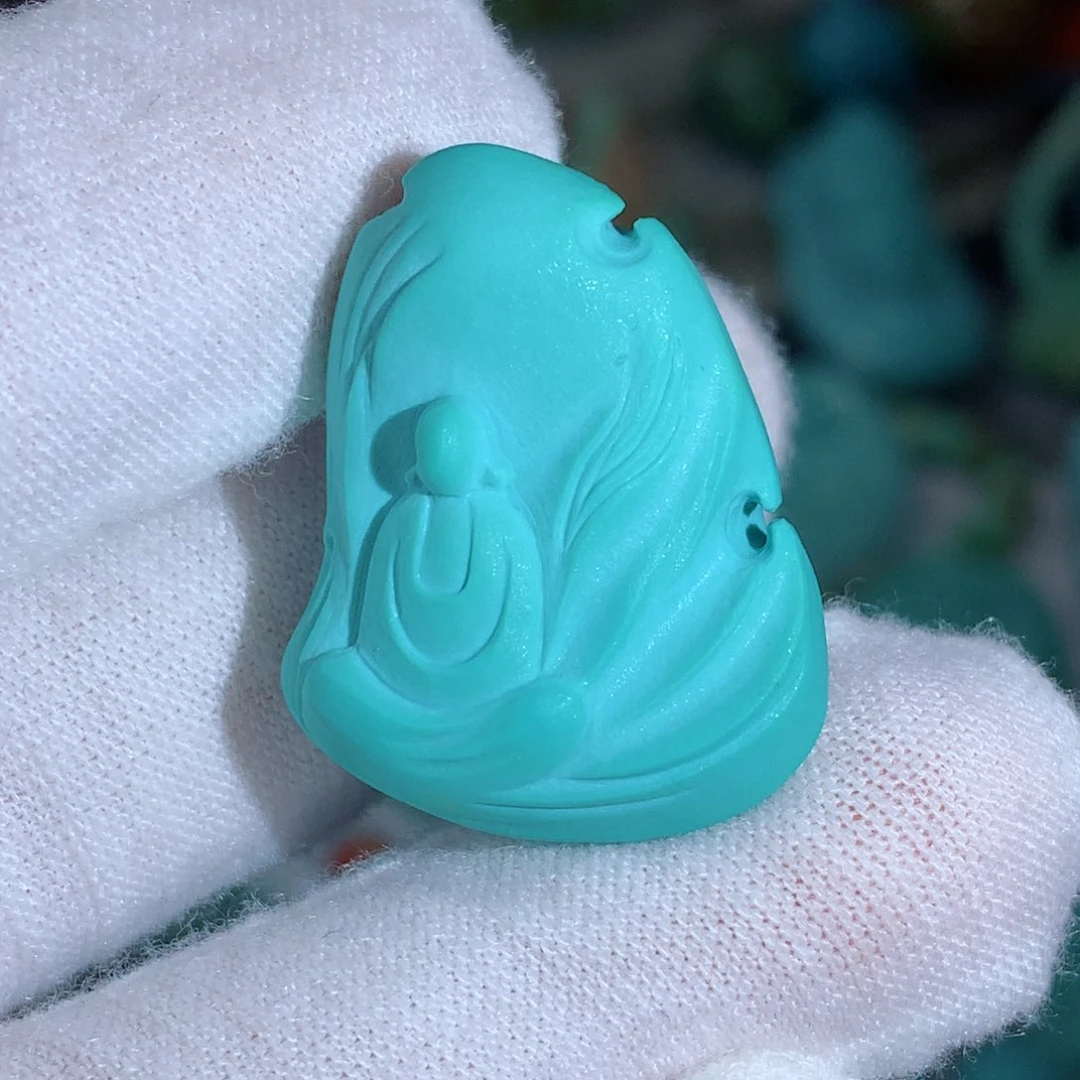 绿松石珠宝奇石未镶嵌