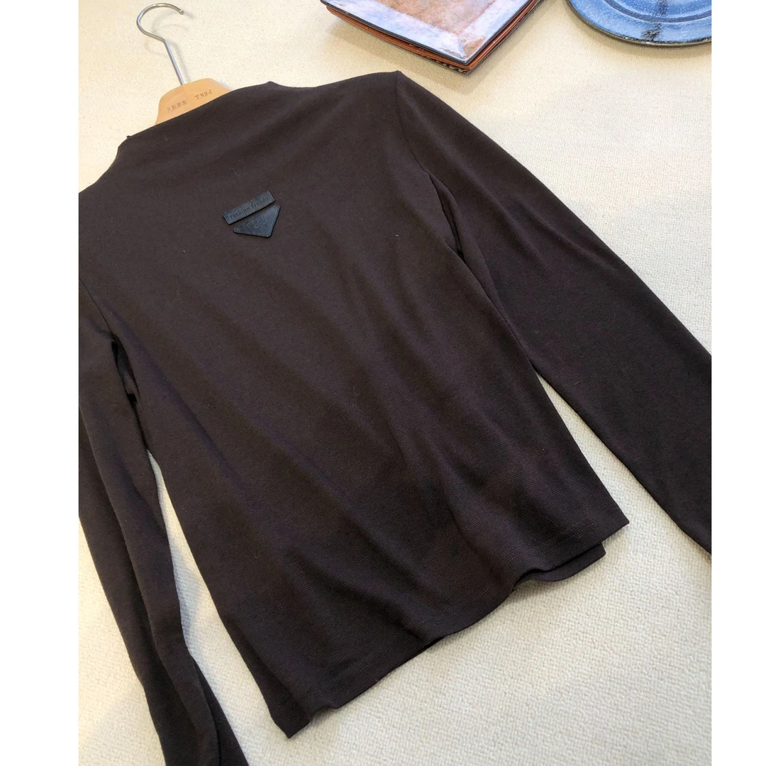 【no退no换 谨慎下单】三角标半高领长袖T恤 25051