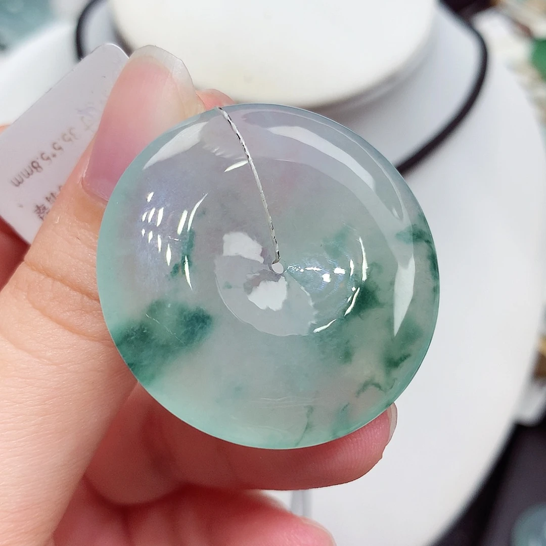 颈饰未镶嵌翡翠翡翠67，35.5/5.8