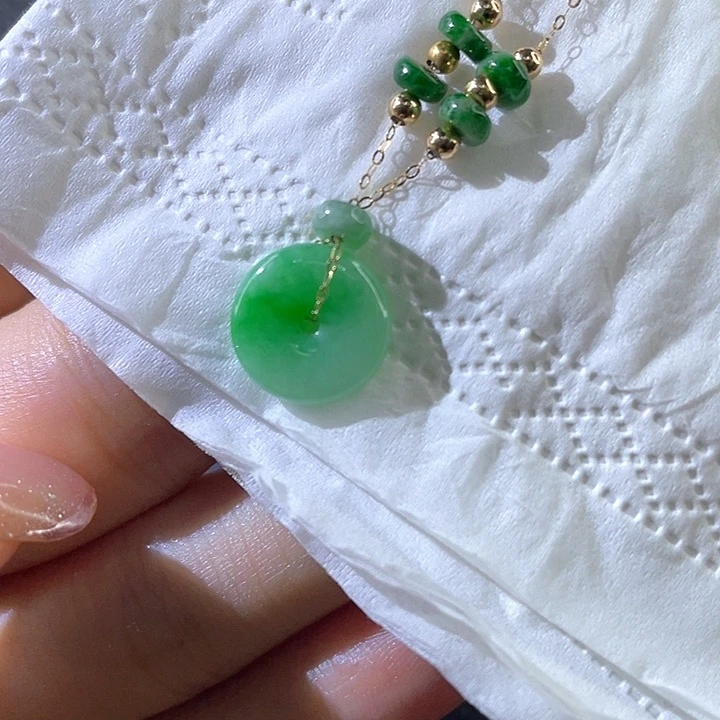 颈饰未镶嵌翡翠翡翠