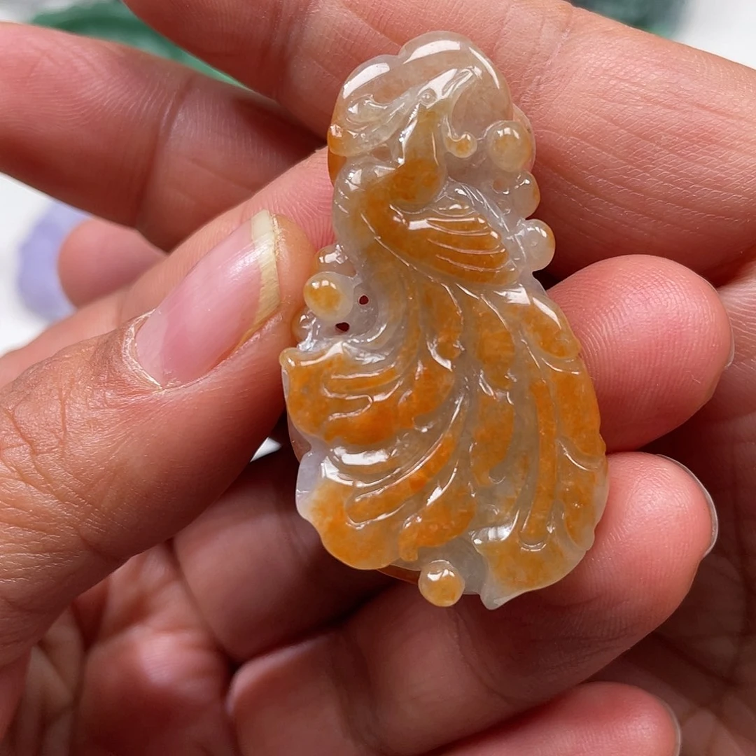 颈饰未镶嵌翡翠翡玉缘翡翠