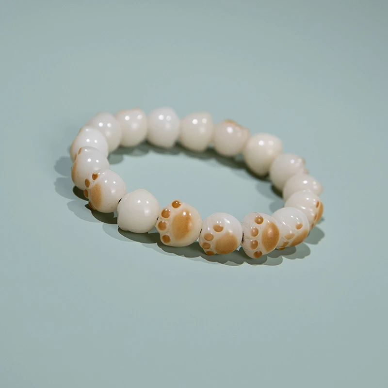 炭烧猫爪菩提根手串 11MM ESCX243