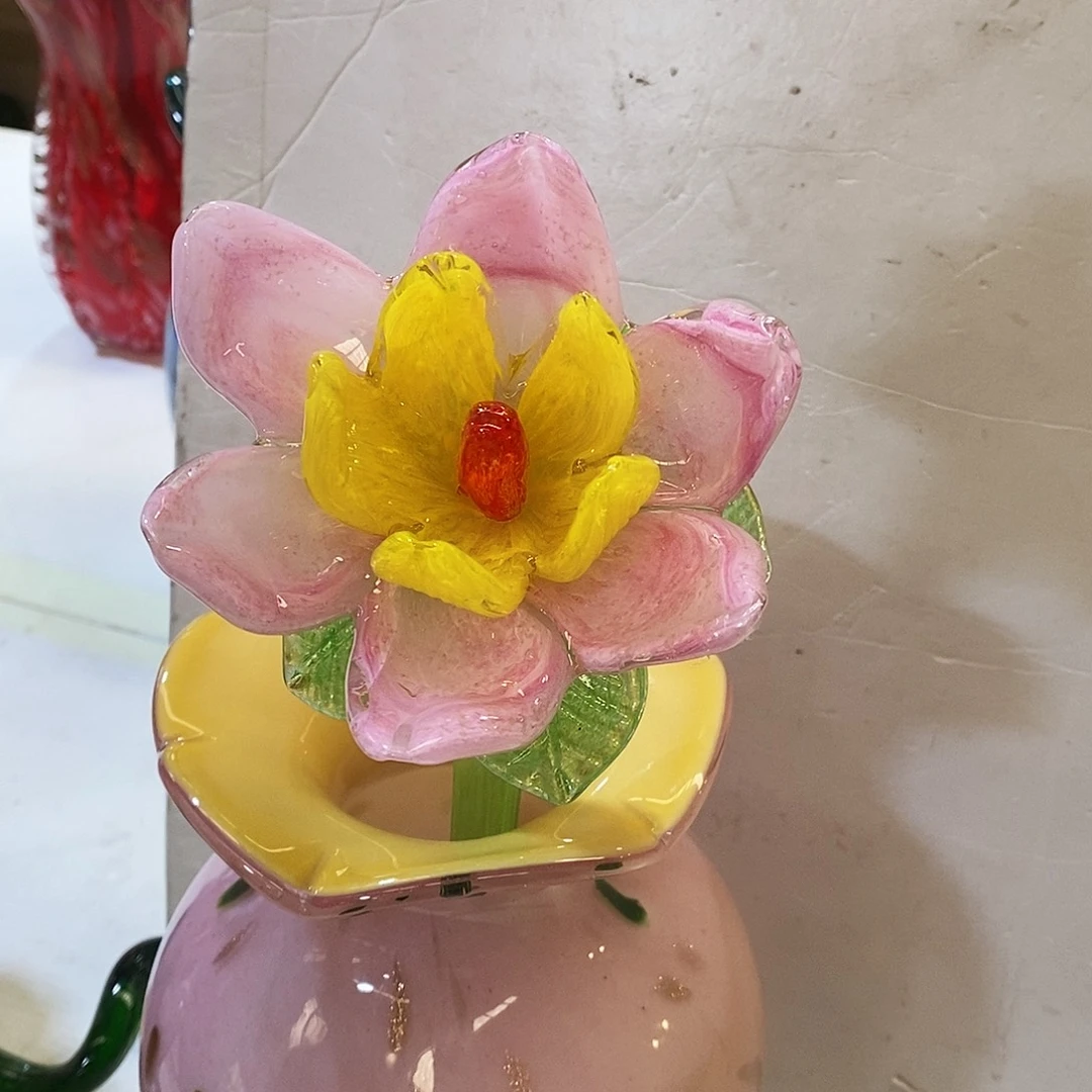 琉璃玫瑰花高度42厘米9左右