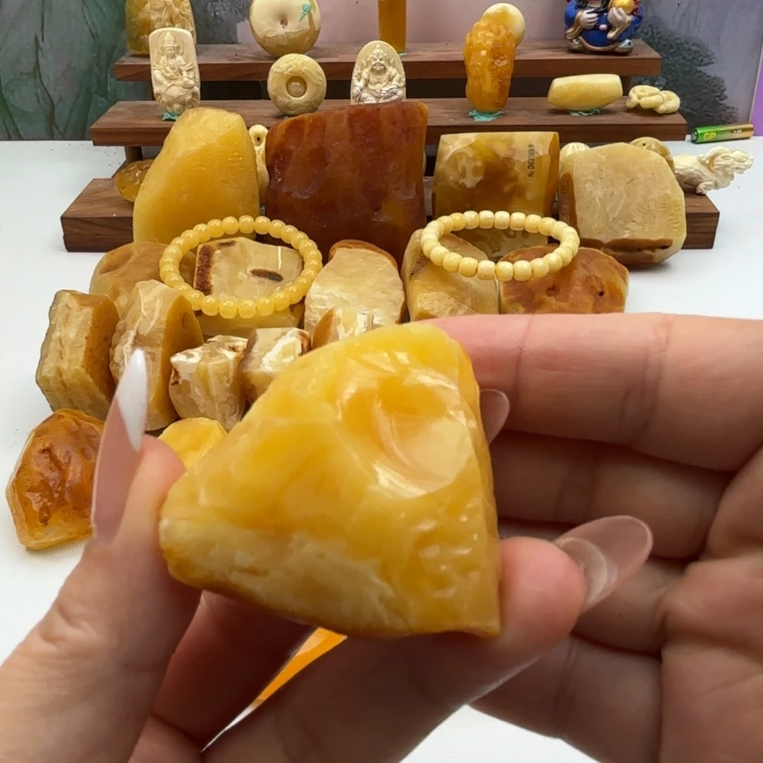 烛***深定制琥珀未镶嵌琥珀