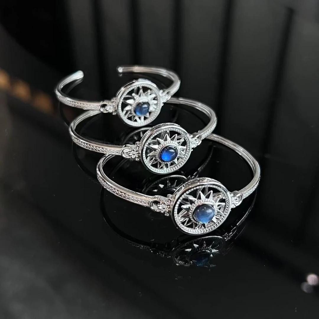 月初原创饰品 G477-A5-4 月光石手镯 多样性发货