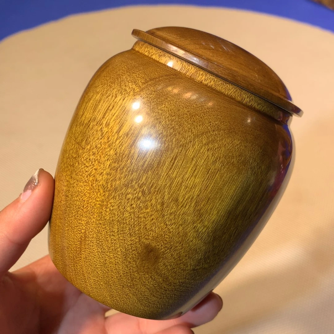 金丝楠阴沉木茶叶罐