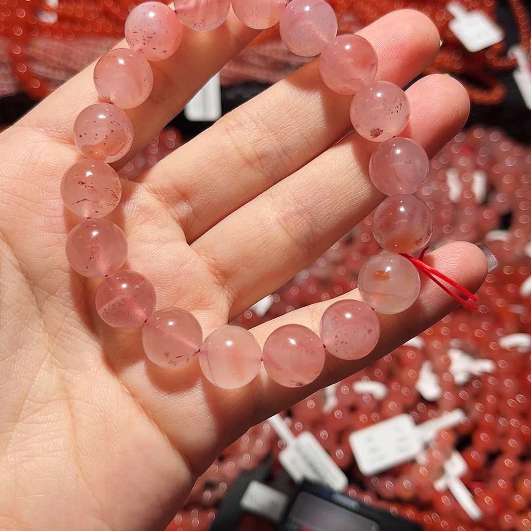 南红玛瑙未镶嵌手链