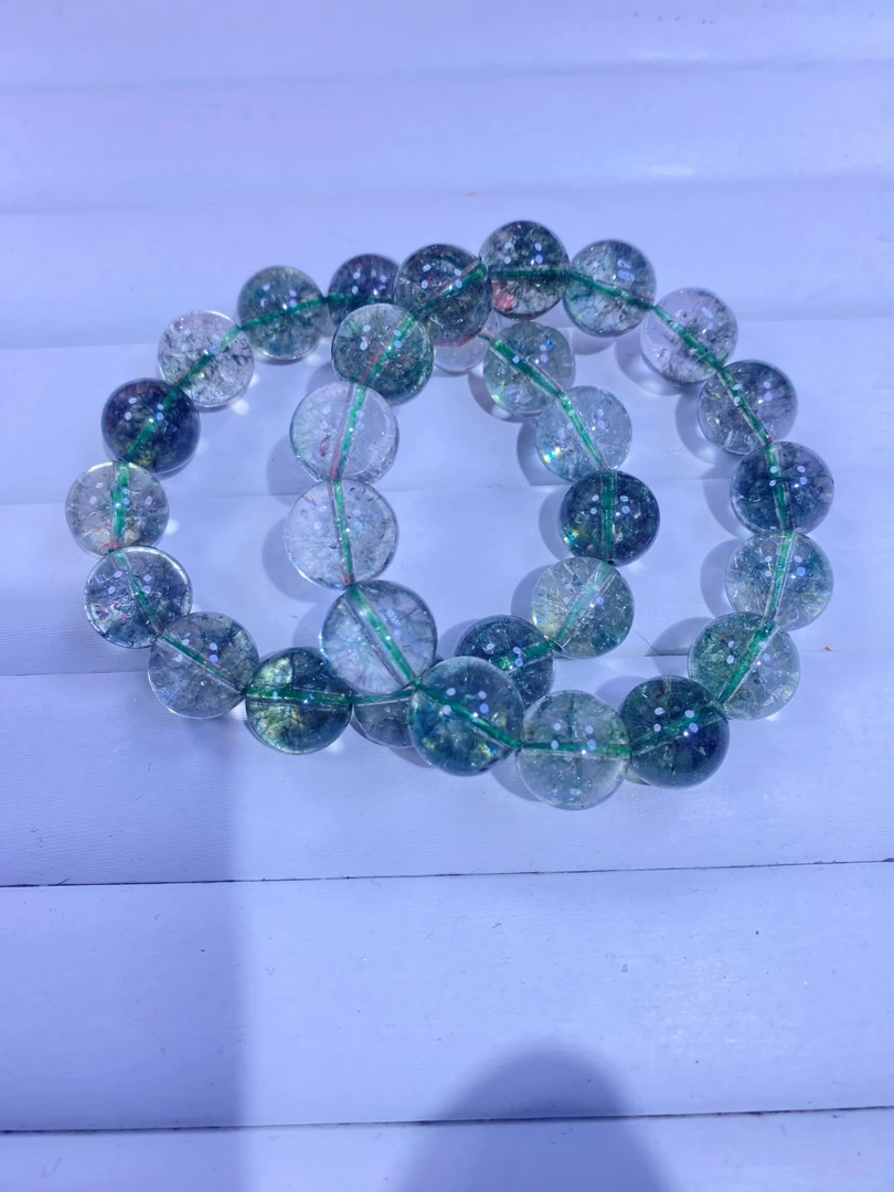 绿色手串14mm发一条D07