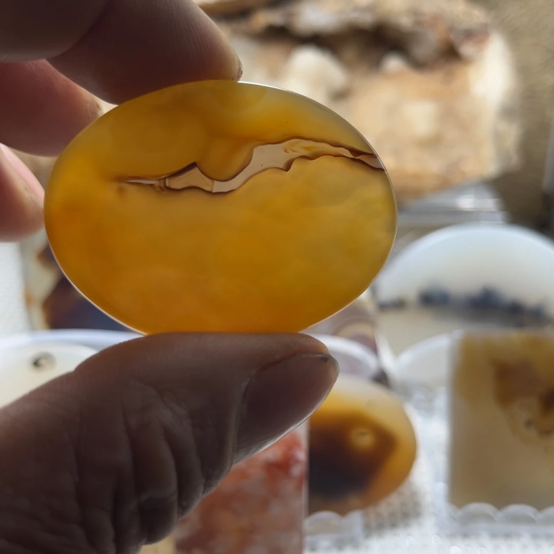 玛瑙/玉髓未镶嵌吊坠(不含链)