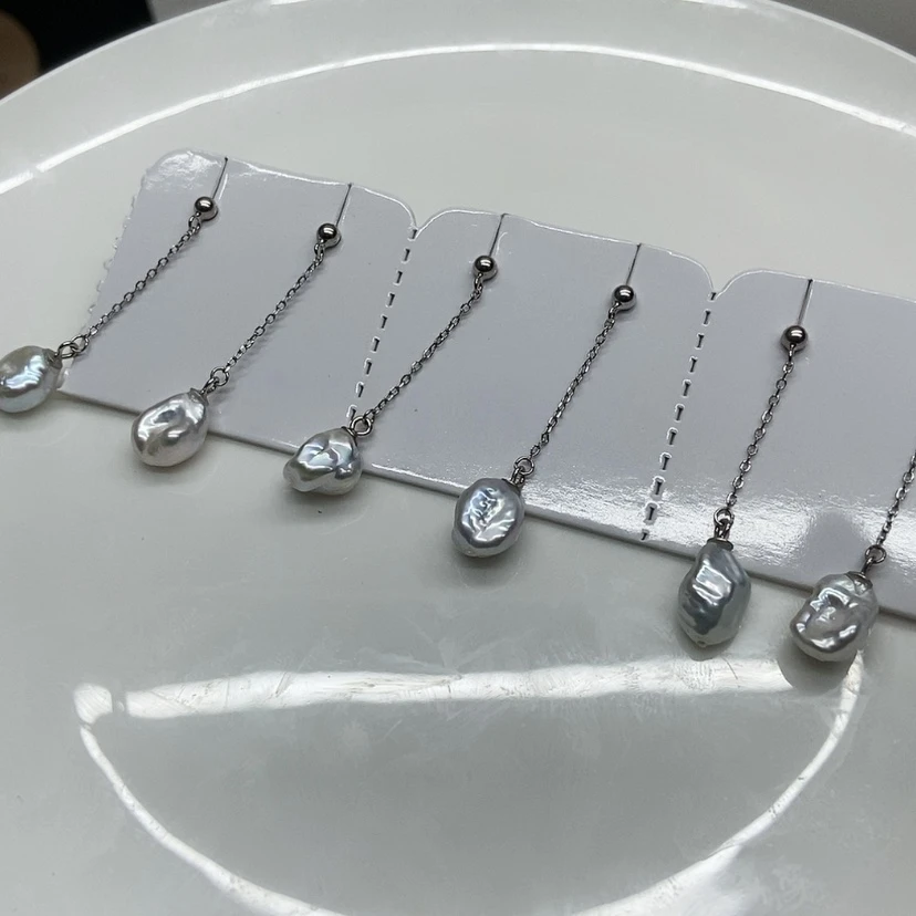 【闪购商品】银S925镶嵌耳饰淡水珍珠