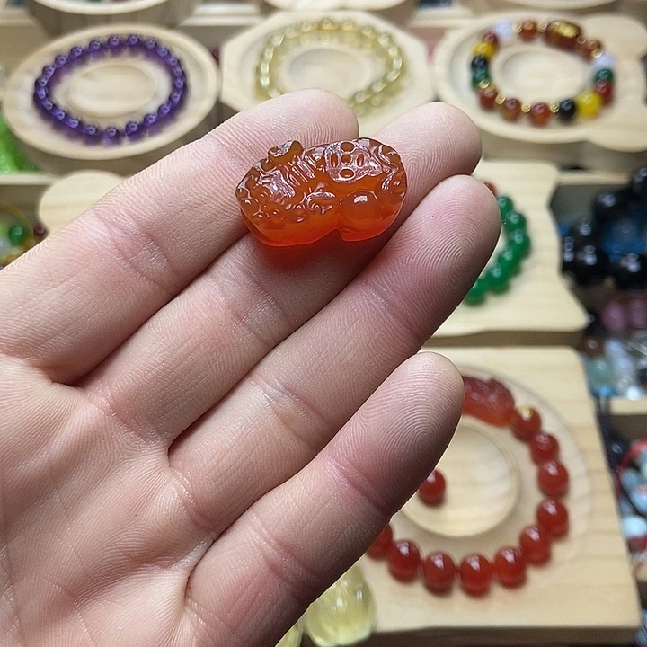 玛瑙/玉髓手链未镶嵌雕*影