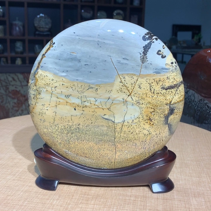 ，广西国画石摆件，收藏观赏