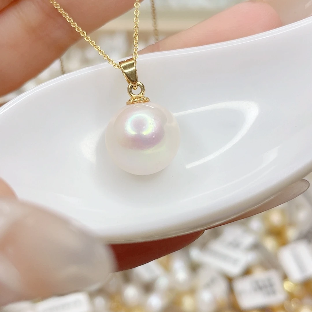 淡水珍珠未镶嵌吊坠(赠链)