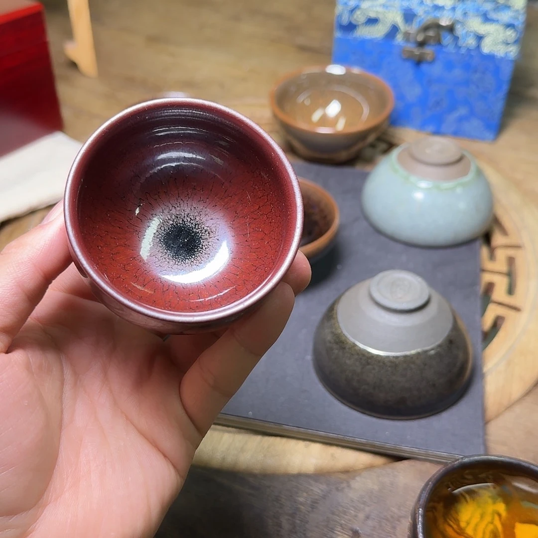 茶盏陈大鹏7.5香炉红鹧鸪限定