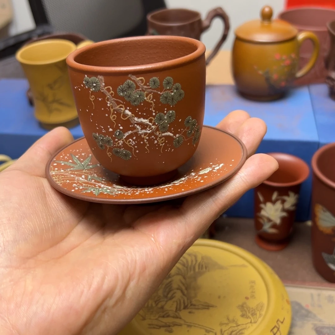 紫砂茶杯紫砂主人杯