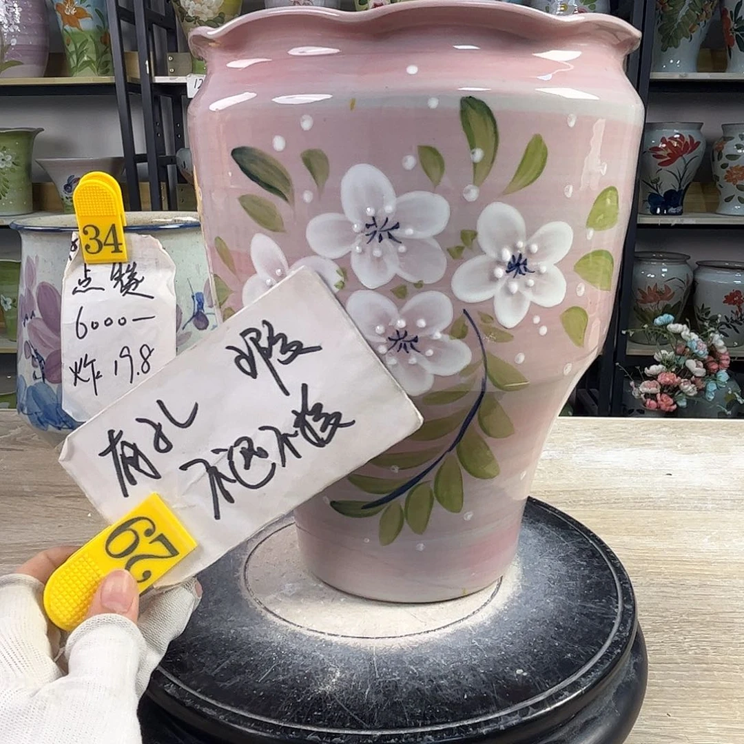 罐1tc景德镇陶瓷花盆