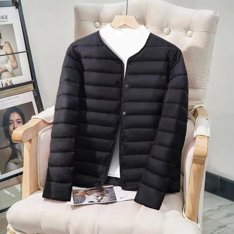 棉袄女短款轻薄保暖内胆2025春秋女士冬季棉服时尚百搭外套女大码