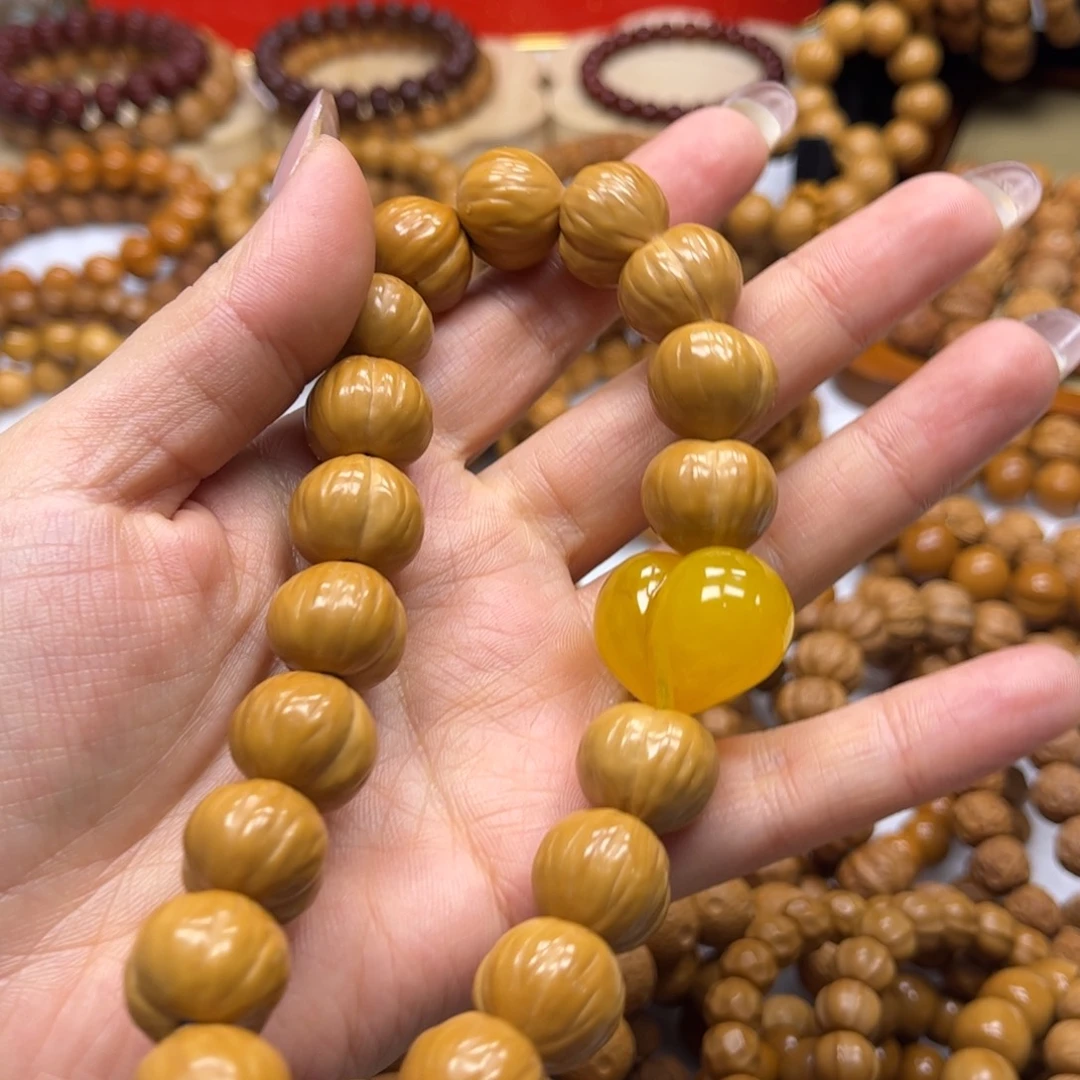 A***s猴头核桃把件纹理屁桃猴头核桃手持全品