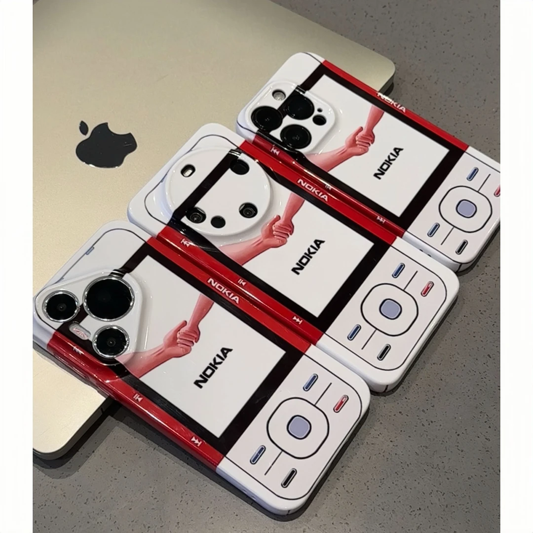 BANCA趣味电话机适用苹果16/14菲林手机壳华为vivo小米15oppo套