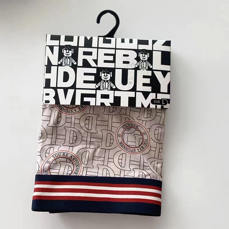 男士无痕兰精莫代尔平角内裤