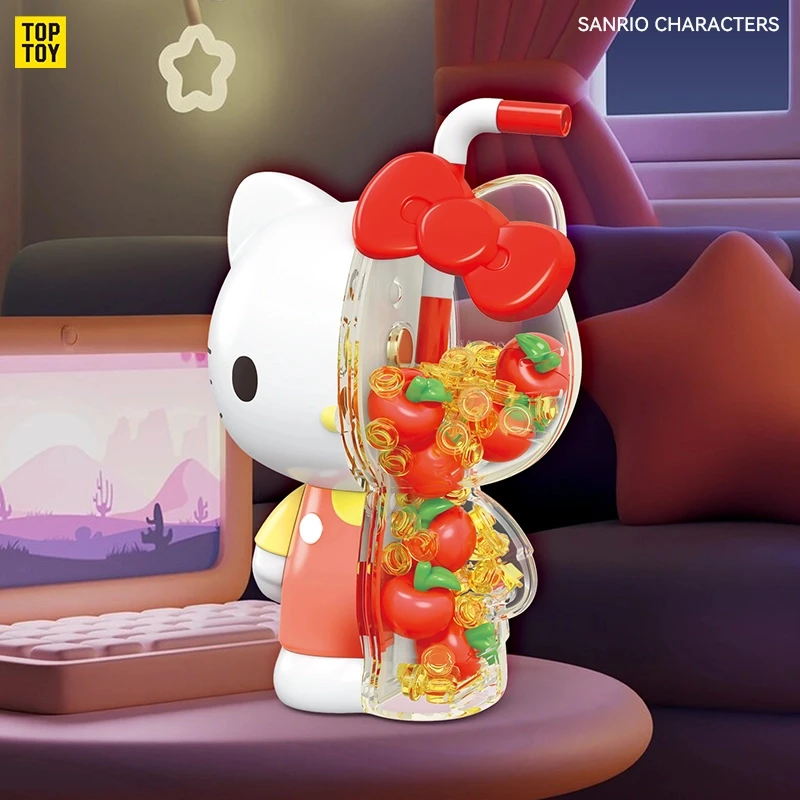 TOPTOY 三丽鸥泡泡汽水大人偶系列积木酷洛米大耳狗桌面摆件礼物