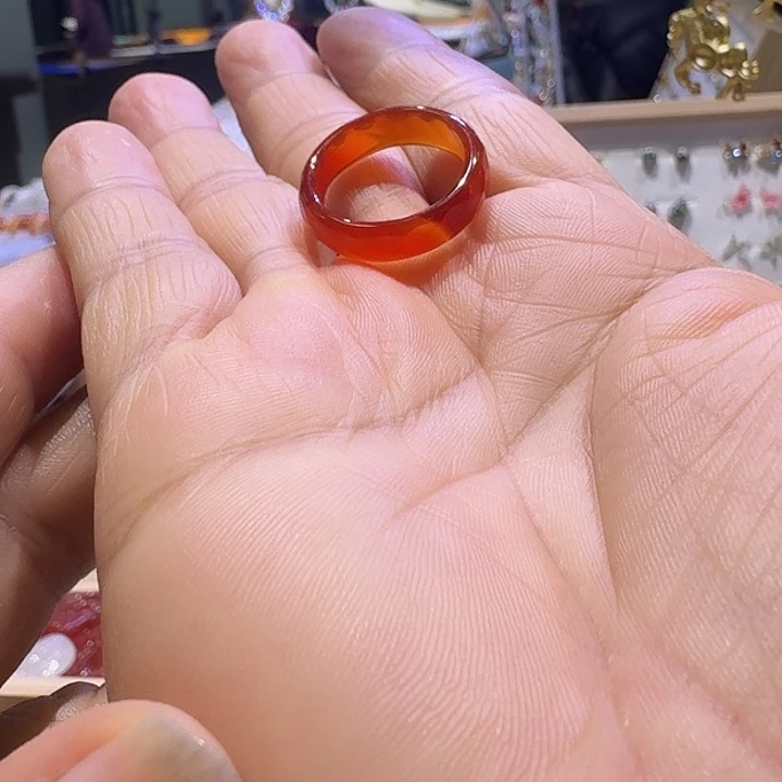 玛瑙/玉髓未镶嵌戒指