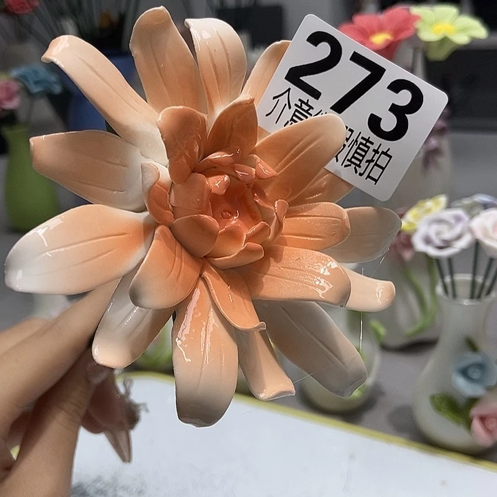 陶瓷纯手工捏花设计