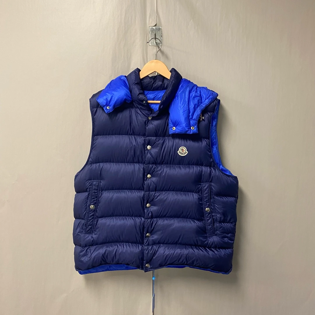 99新 MONCLER Tibb高领羽绒马甲背心  7码 #8336