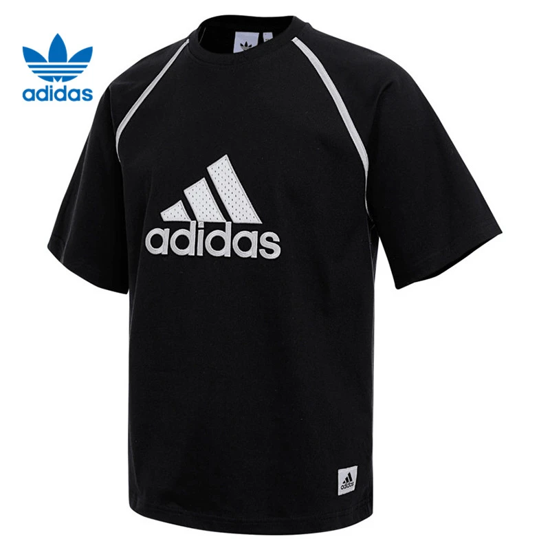 预【流光风】adidas阿迪达斯三叶草BADGE运动休闲短袖T恤KC3861