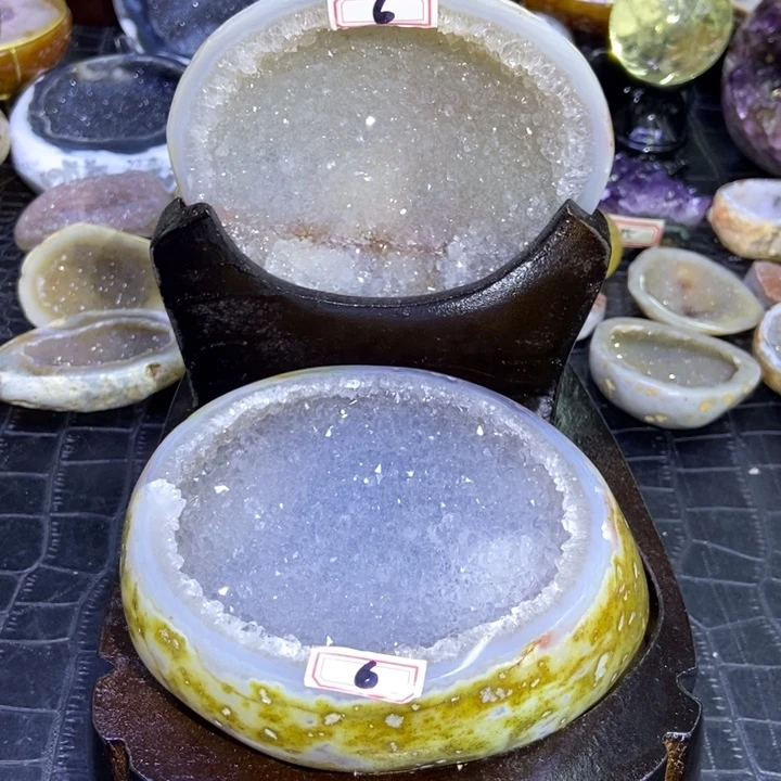 未镶嵌珠宝半成品水晶聚宝盆