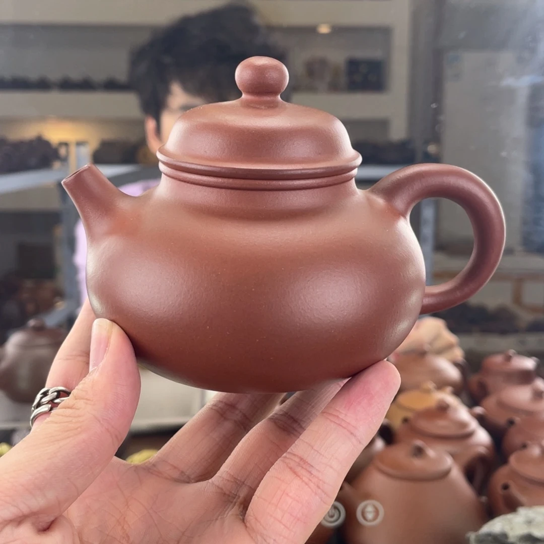 茶壶紫砂280cc红皮龙茶壶