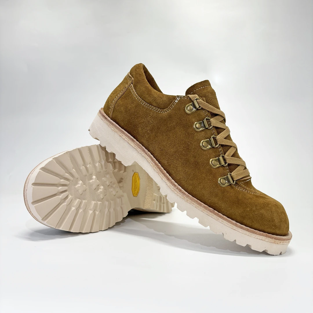 水洗翻毛马皮复古工装鞋男固特异真皮透气防风防砂轻便舒适休闲鞋